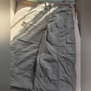 Love tree size large green khaki parachute pants NWT